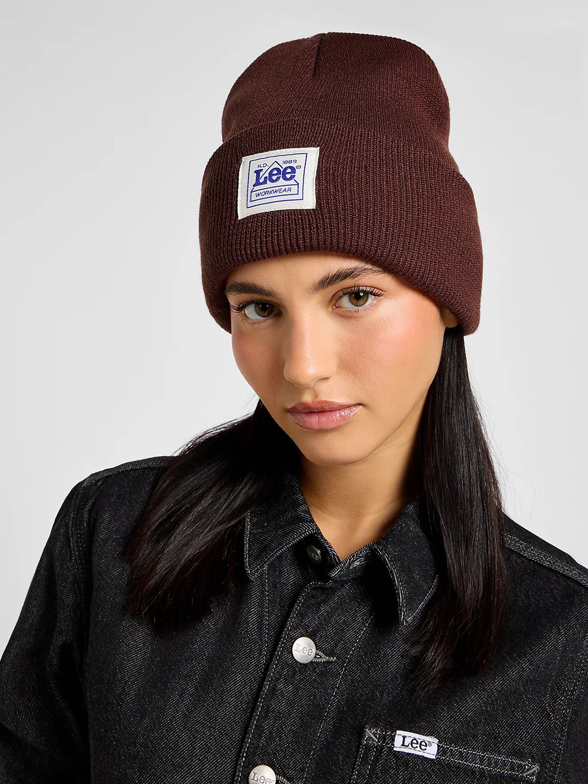 Lee Σκουφί Workwear Beanie Καφε