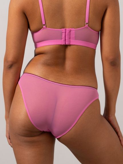 Σλιπ διχτυωτό Candy Pink