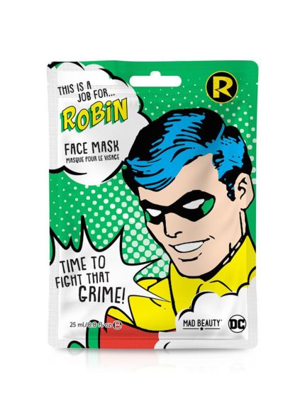Θρεπτική Μάσκα Προσώπου Robin με Αγγούρι Warner Brothers DC 25ml